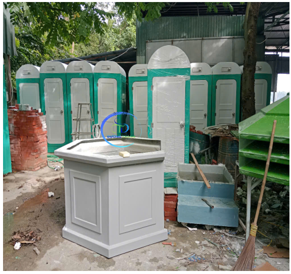 nhà vệ sinh di động composite hưng yên